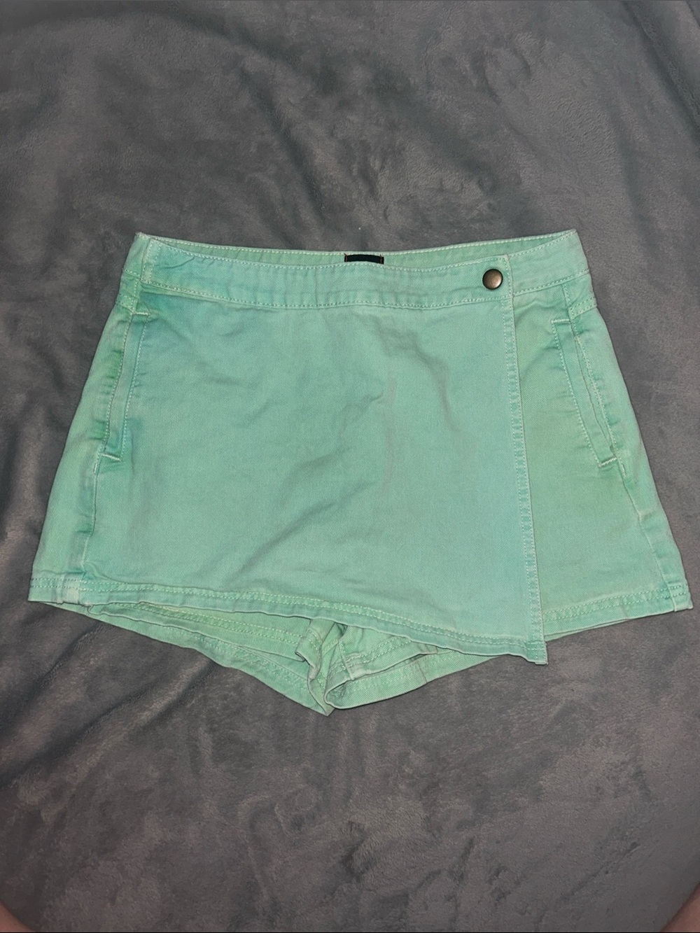 BDG Mint Green Wrap Skort